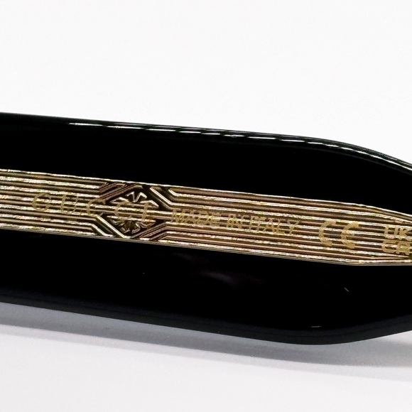 NEW GUCCI GG1527S 001 OVAL BLACK GREY WOMEN SUNGLASSES GUCCI - Picture 11 of 13